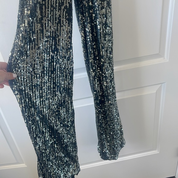 Size 2 free people sequin jumpsuit nwt - Picture 2 of 4